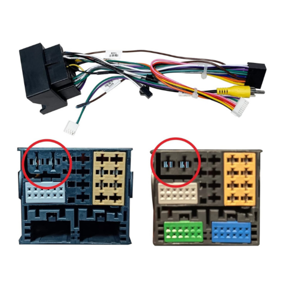 Cablu adaptor MQB 52 pini VW, Skoda, Seat 2013-2020 preluare camera