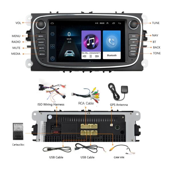 Navigatie dedicata Ford Galaxy Kuga 1