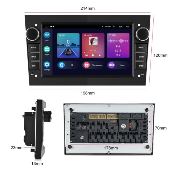 Navigatie Opel Zafira Antara Android 11.