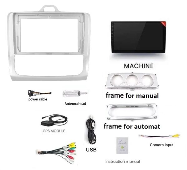 Navigatie 9 inch ford focus 2 2008 1