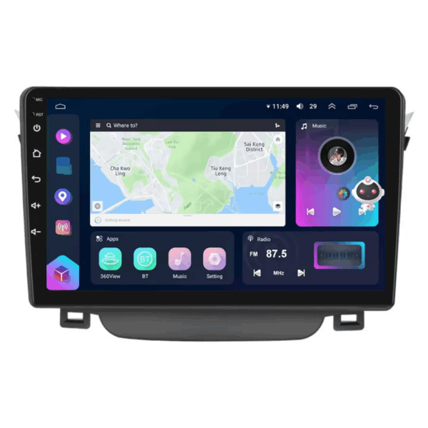 Navigatie Hyundai i30, CarPlay & Android Auto, 8+128GB, SIM 4G, Ecran 9" QLED
