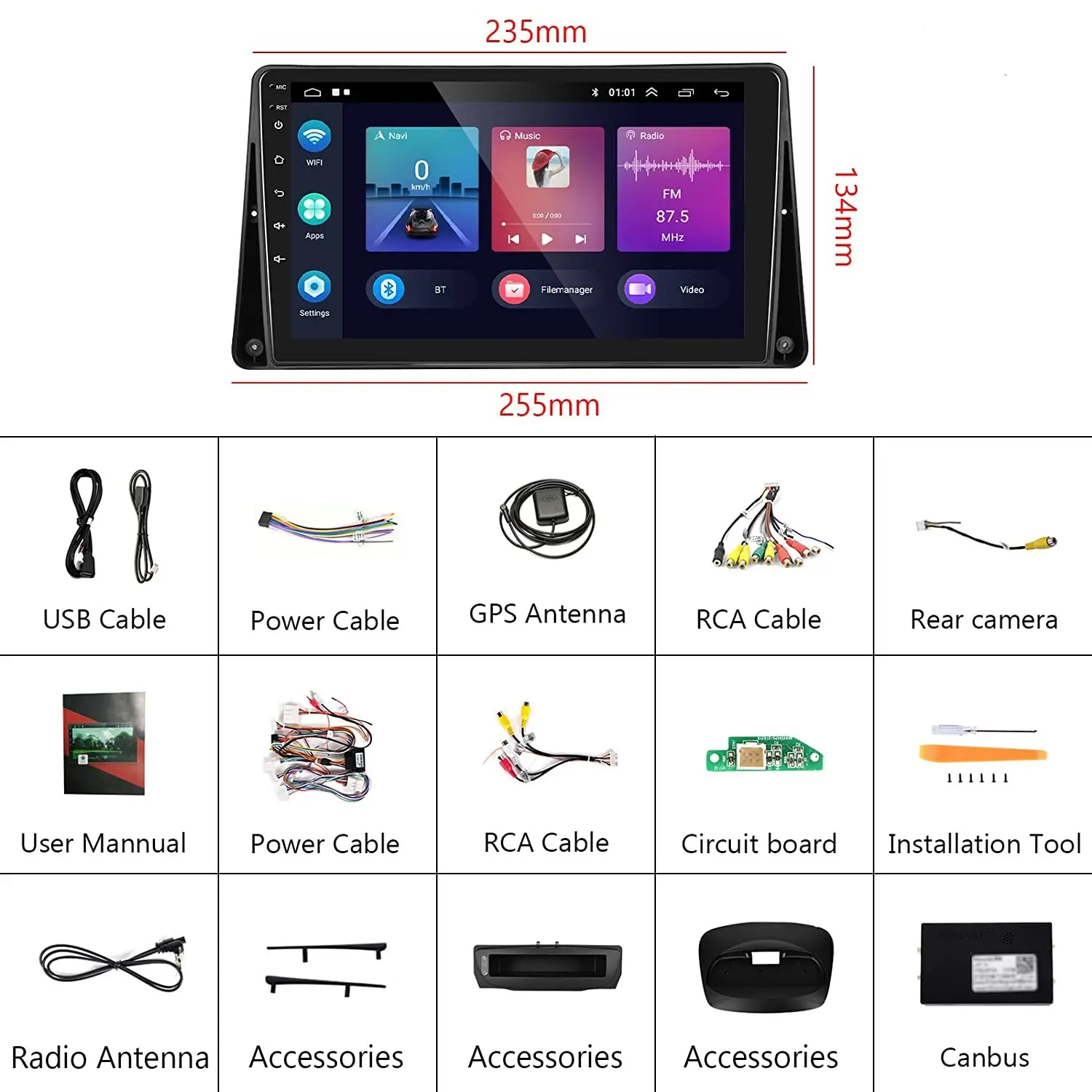 Navigatie Renault Megane 3 Fluence, 4+64GB, CarPlay & Android Auto, Ecran 9” HD - imagine 7
