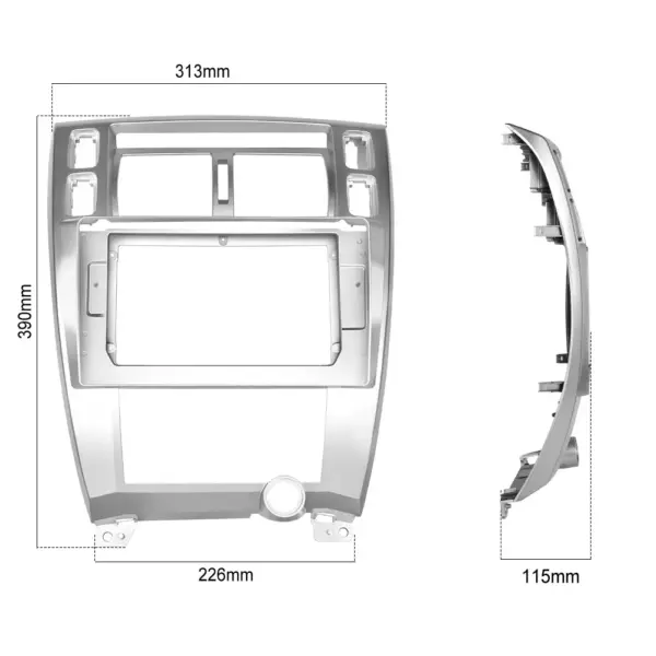 Rama adaptoare 10 inch dedicata hyundai tucson 2007