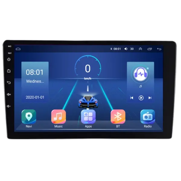 Navigatie universala, 9" IPS, 4+64GB Octa-core 2Ghz, CarPlay, DSP