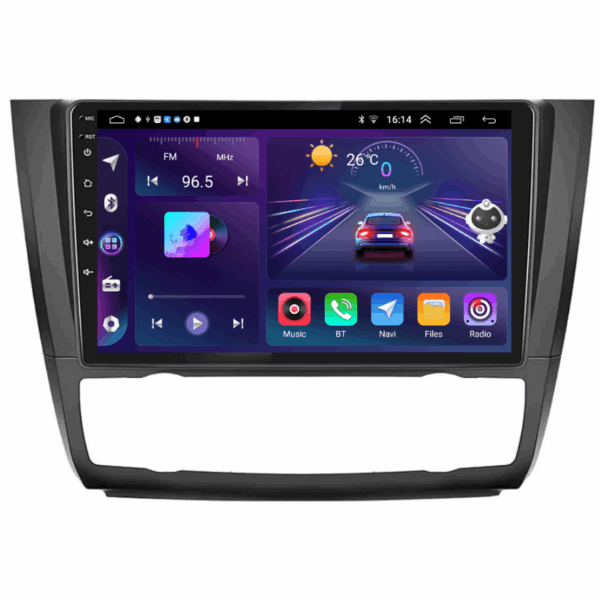 Navigatie BMW Seria 1 E87 E88, 4+64GB, CarPlay & Android Auto, Ecran 9” HD