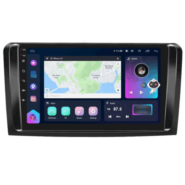 Navigatie Mercedes GL, ML W164, GL X164, CarPlay & Android Auto, 8+128GB, SIM 4G, Ecran 9" QLED