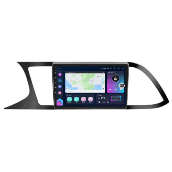 Navigație Seat Leon 3 (2013-2020), CarPlay & Android Auto, 8+128GB, SIM 4G, Ecran 9" QLED