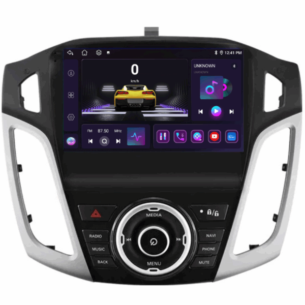 Navigatie Ford Focus 3, 4+64GB, CarPlay & Android Auto, SIM 4G, Ecran 9" HD
