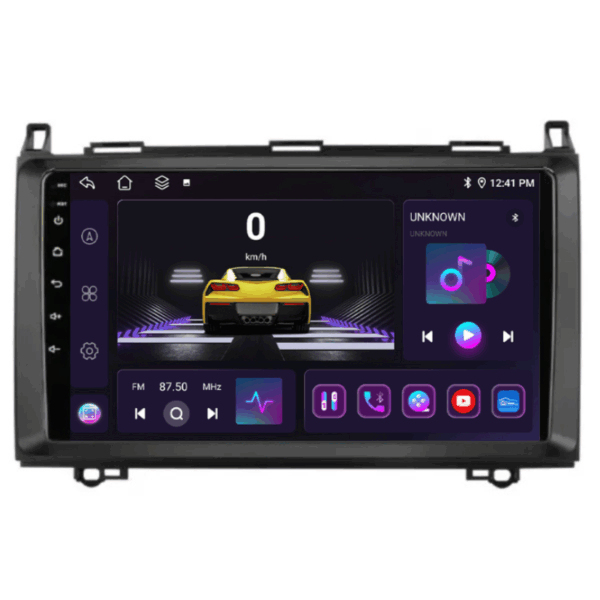Navigatie Mercedes Vito, Sprinter, Viano, A, B Class, VW Crafter, 4+64GB, CarPlay & Android Auto, SIM 4G, Ecran 9" HD