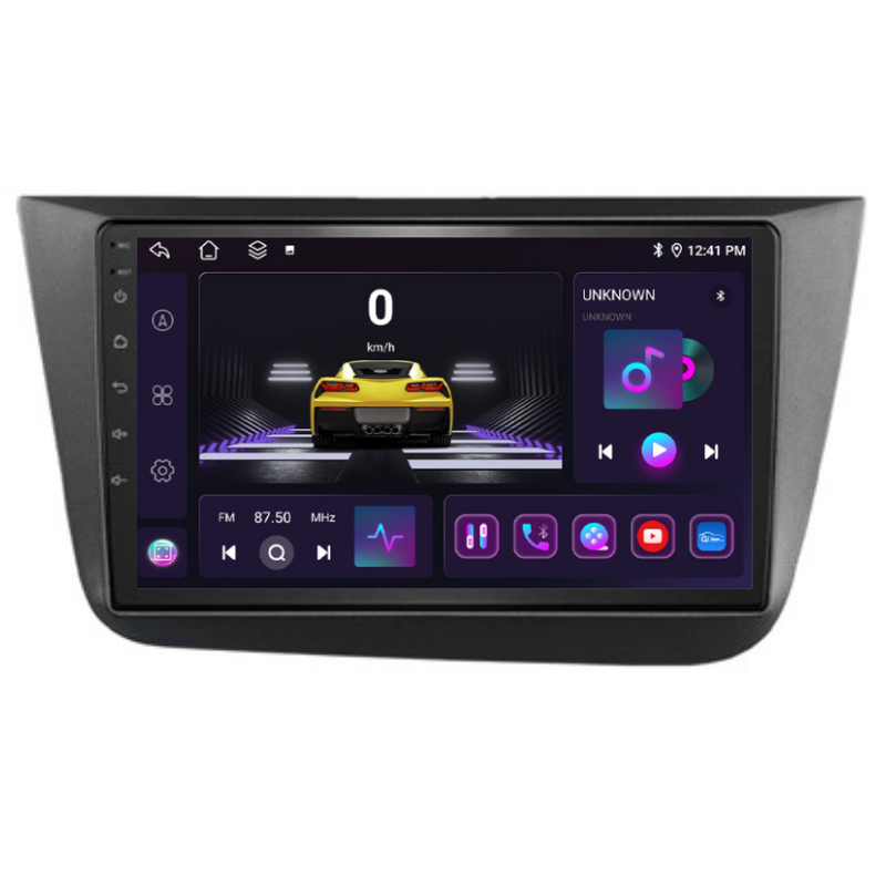 Navigatie Seat Altea, 4+64GB, CarPlay & Android Auto, SIM 4G, Ecran 9" HD