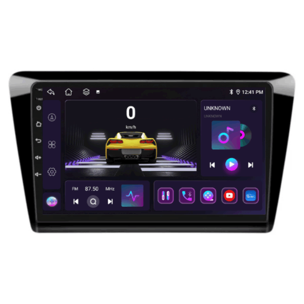 Navigatie Skoda Rapid (2013–2018), 4+64GB, CarPlay & Android Auto, SIM 4G, Ecran 9" HD