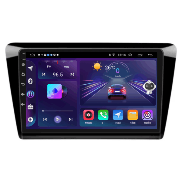Navigatie Skoda Rapid (2013–2018), 4+64GB, CarPlay & Android Auto, Ecran 9” HD