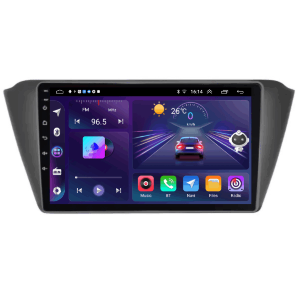 Navigatie Skoda Fabia 3, 4+64GB, CarPlay & Android Auto, Ecran 9” HD