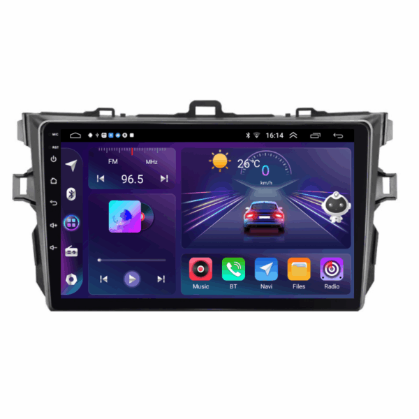 Navigație Toyota Corolla (2007-2013), 4+64GB, CarPlay & Android Auto, Ecran 9” HD
