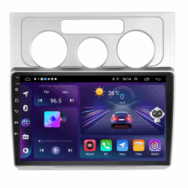 Navigatie VW Touran 2003-2010 CarPlay, 6+128GB Octa-core 2GHZ, 10.1 inch IPS, DSP