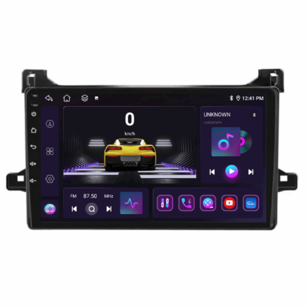 Navigație Toyota Prius 2015-2021, 4+64GB, CarPlay & Android Auto, SIM 4G, Ecran 9" HD