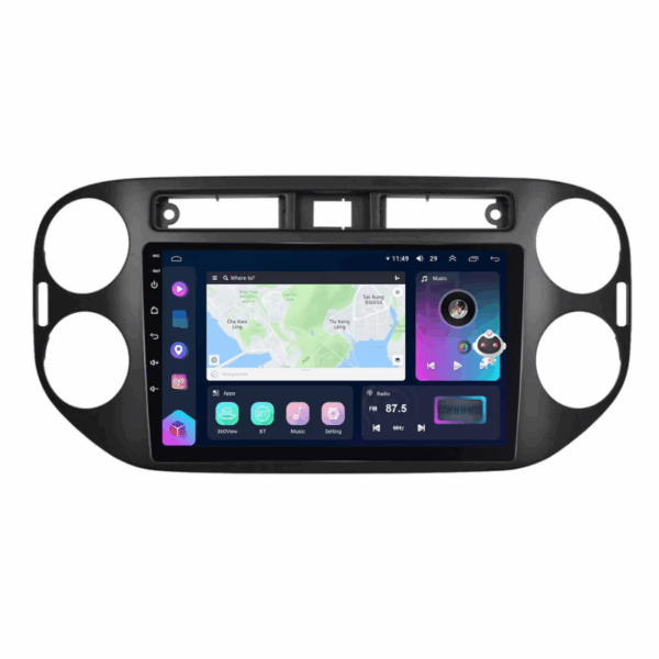 Navigatie VW Tiguan 2012-2016, CarPlay & Android Auto, 8+128GB, SIM 4G, Ecran 9" QLED