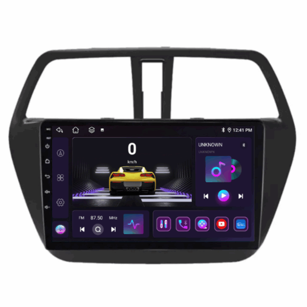 Navigatie Suzuki SX4 S Cros 2012-2020, 4+64GB, CarPlay & Android Auto, SIM 4G, Ecran 9" HD