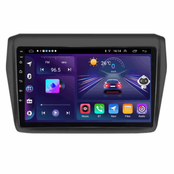 Navigatie Suzuki Swift 2016-2022, 4+64GB, CarPlay & Android Auto, Ecran 9” HD
