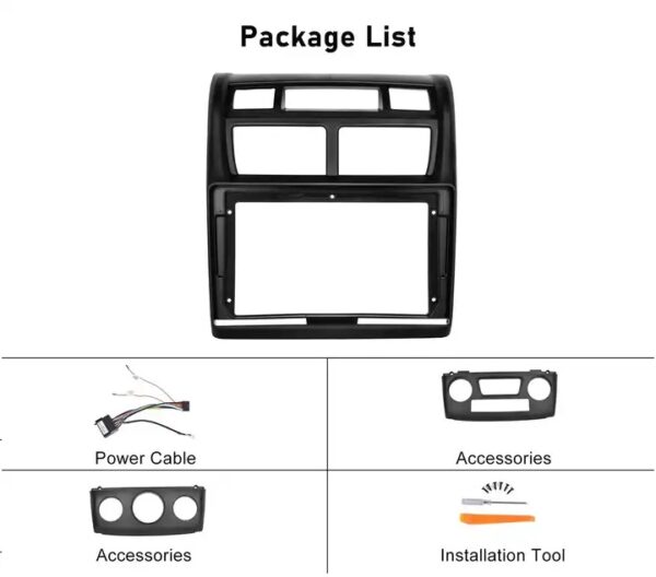 Rama adaptoare 9 inch Kia Sportage 2007