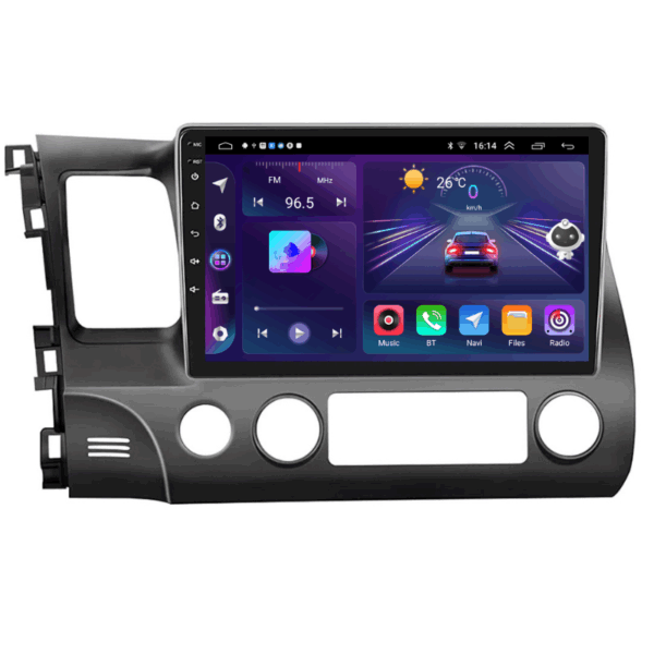Navigatie Honda Civic 2005-2011 CarPlay, 6+128GB Octa-core 2GHZ, 10.1 inch IPS, DSP