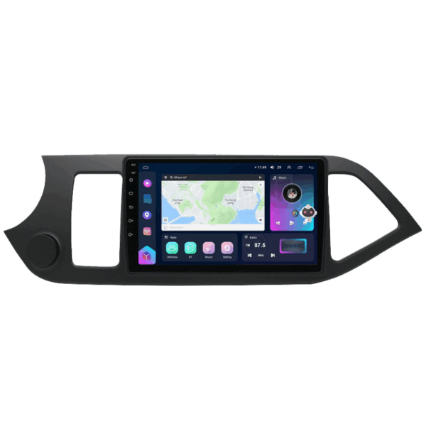 Navigatie Kia Picanto 2011-2016, CarPlay & Android Auto, 8+128GB, SIM 4G, Ecran 9" QLED