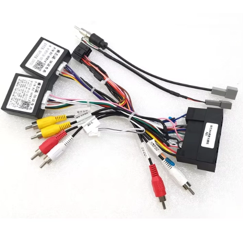 Cablu adaptor cu canbus, preluare camera si amplificator Hyundai, KIA