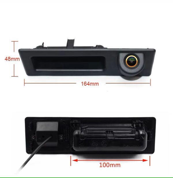 Cameră Marșarier BMW AHD 1080P/720P Maner Portbagaj Seria 3, 4, 5, X1, X3, X4, X5, X6 (2010–2019) - imagine 3