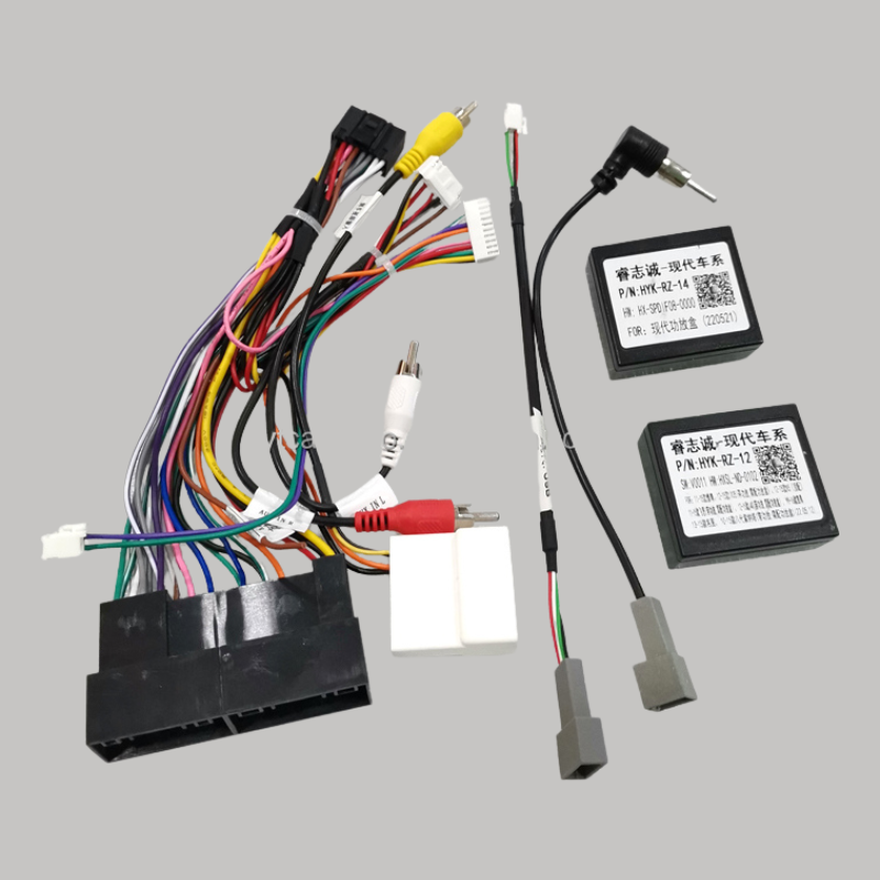 Cablu adaptor Hyundai Veloster, Sonata preluare camera marsarier si amplificator - imagine 4