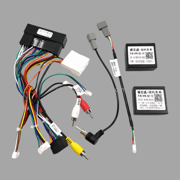 Cablu adaptor Hyundai Veloster, Sonata preluare camera marsarier si amplificator