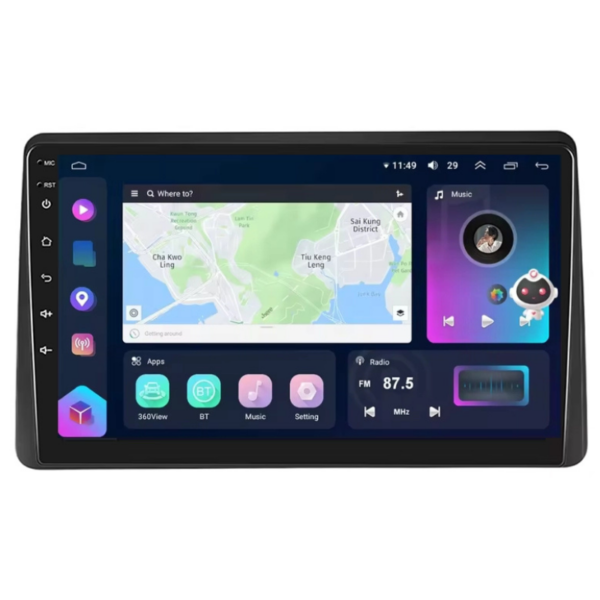 Navigatie Dacia Duster (2012-2019), 10 inchi, CarPlay, 8+128GB, Octa-core 2.2Ghz, Sim 4G