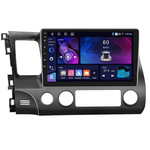 Navigatie Honda Civic (2005-2011), 4+64GB,10 inch IPS, CarPlay & Android Auto