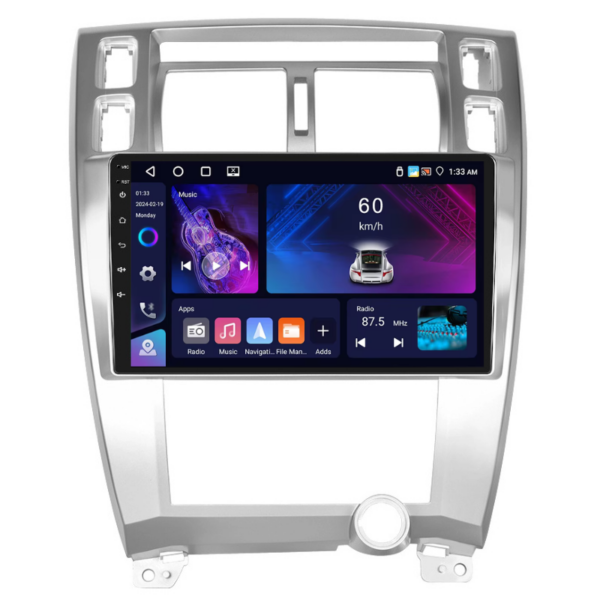 Navigație Hyundai Tucson (2004-2010), 4+64GB,10 inch IPS, CarPlay & Android Auto