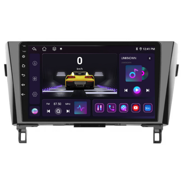 Navigatie Nissan Qashqai J11 / X-Trail T32, 10 inchi, 4+64GB, CarPlay si Android Auto, SIM 4G
