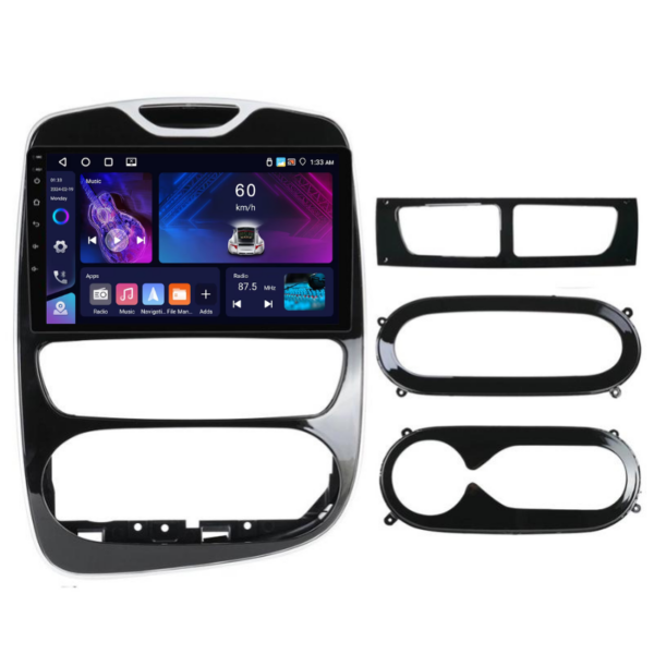 Navigatie Renault Clio 4 , 4+64GB,10 inch IPS, CarPlay & Android Auto