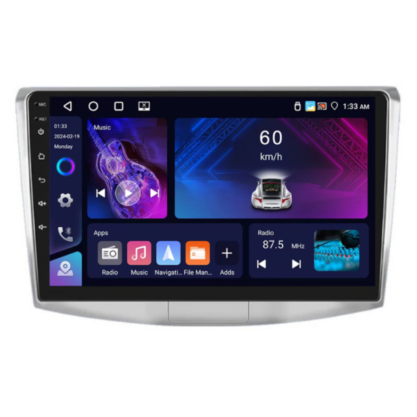 Navigație VW Passat B6, B7, CC, 4+64GB,10 inch IPS, CarPlay & Android Auto